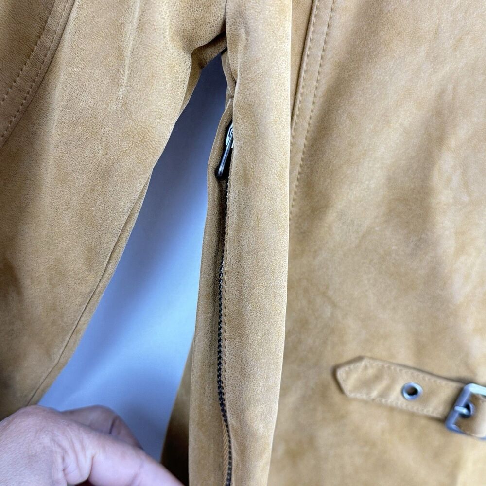 Free People Bradley Faux Suede Mini Dress in Tan- Size  Small Petite - NWOT - Picture 15 of 16